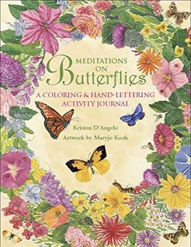 portada Meditations on Butterflies: A Coloring and Hand-Lettering Activity Journal