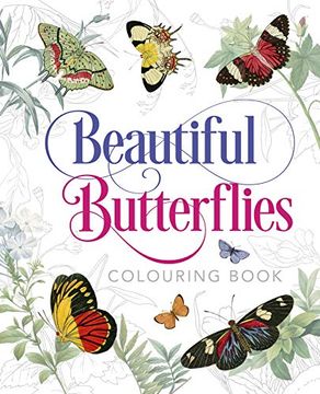 portada Beautiful Butterflies Colouring Book (in English)
