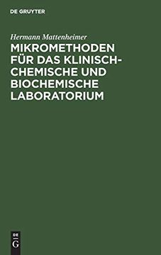 portada Mikromethoden für das Klinisch-Chemische und Biochemische Laboratorium (in German)