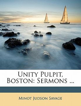 portada unity pulpit, boston: sermons ... (en Inglés)