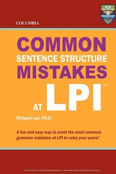 portada columbia common sentence structure mistakes at lpi (en Inglés)