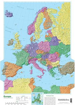 portada Map of Europe (en Inglés)