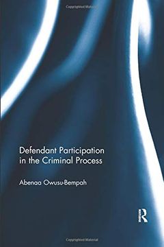 portada Defendant Participation in the Criminal Process (en Inglés)