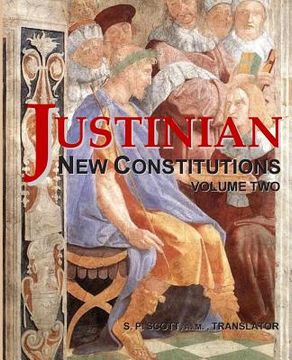 portada Justinian - New Constitutions - Vol. 2: (Novellae Constitutiones) (en Inglés)