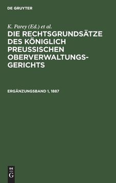 portada Ergã Â¤Nzungsband 1, 1887 (German Edition) [Hardcover ] (in German)