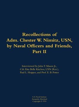 portada Recollections of Adm. Chester W. Nimitz, USN, by Naval Officers and Friends, Part II