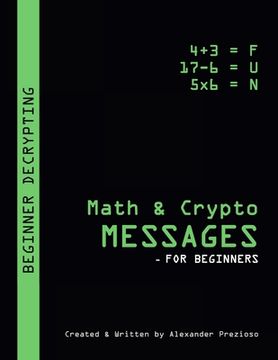 portada Math & Crypto Messages - For Beginners (en Inglés)