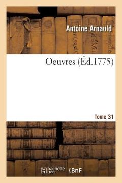 portada Oeuvres. Tome 31 (in French)