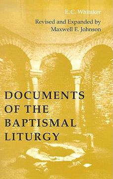 portada documents of the baptismal liturgy (en Inglés)