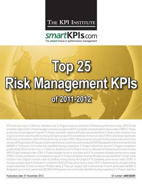 portada Top 25 Risk Management KPIs of 2011-2012 (in English)