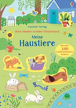 portada Mein Immer-Wieder-Stickerbuch: Meine Haustiere (in German)