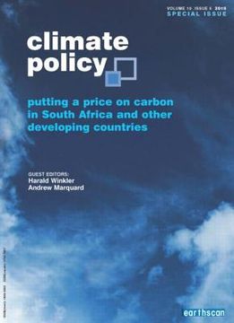 portada Putting a Price on Carbon in South Africa and Other Developing Countries (en Inglés)