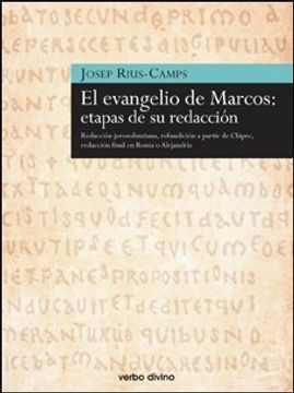 portada El Evangelio de Marcos: Etapas de su Redacción (in Spanish)