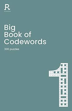 portada Big Book of Codewords Book 1: A Bumper Codeword Book for Adults Containing 300 Puzzles (in English)