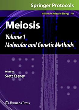 portada Meiosis: Volume 1, Molecular and Genetic Methods (en Inglés)