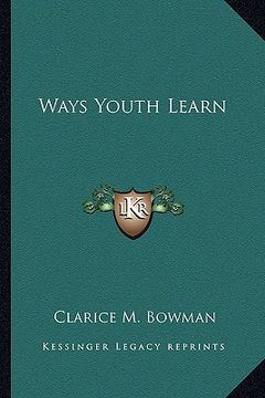 portada ways youth learn (in English)