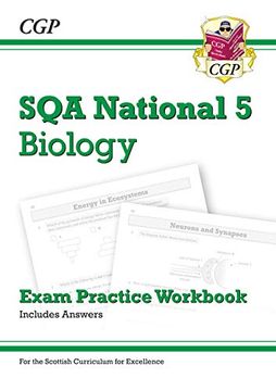 portada New National 5 Biology: Sqa Exam Practice Workbook - Includes Answers (Cgp Scottish Curriculum for Excellence) (en Inglés)