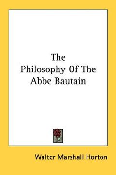 portada the philosophy of the abbe bautain (in English)