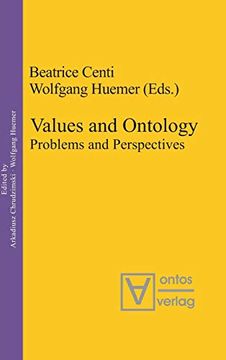 portada Values and Ontology (Phenomenology & Mind) (in English)