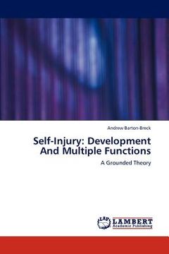 portada self-injury: development and multiple functions (en Inglés)