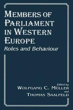 portada members of parliament in western europe: roles and behaviour (en Inglés)