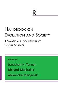 portada Handbook on Evolution and Society: Toward an Evolutionary Social Science (Paradigm Handbooks) (en Inglés)