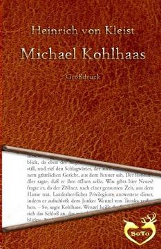 portada Michael Kohlhaas - Großdruck (en Alemán)