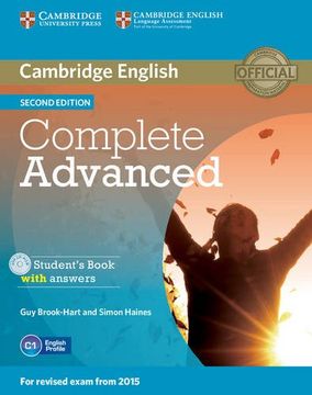 portada Complete Advanced Student's Book With Answers With Cd-Rom Second Edition (in English)
