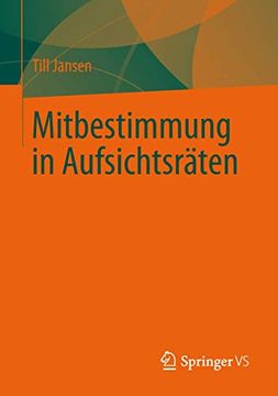 portada Mitbestimmung in Aufsichtsräten (in German)
