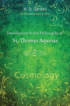portada introduction to the philosophy of st. thomas aquinas, volume ii: cosmology (en Inglés)