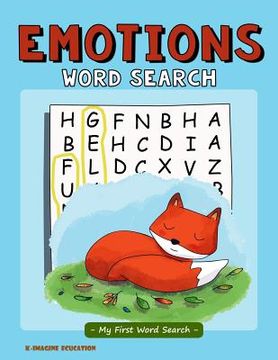 portada Emotions Word Search - My First Word Search: Word Search Puzzle for Kids Ages 4 - 6 Years