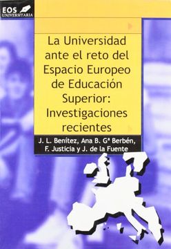 portada La Universidad Ante el Reto del Espacio Europeo de Educación Superior: Investigaciones Recientes (in Spanish)