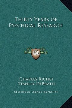 portada thirty years of psychical research (in English)