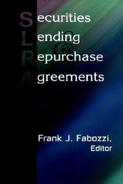 portada securities lending and repurchase agreements (en Inglés)