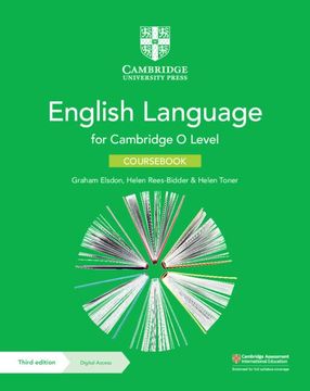 portada Cambridge O Level English Language Coursebook with Digital Access (2 Years) [With Access Code] (in English)