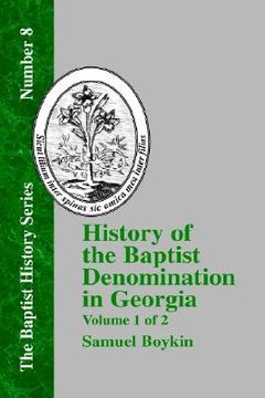 portada history of the baptist denomination in georgia - vol. 1