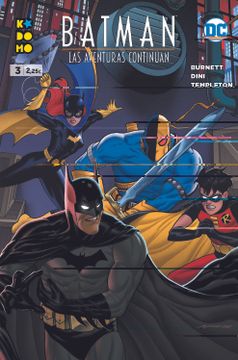 portada Batman: Las Aventuras Continúan Núm. 3 de 8 (Batman: Las Aventuras Continúan (O. Co )) (in Spanish)