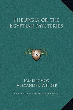 portada theurgia or the egyptian mysteries