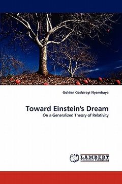portada toward einstein's dream (en Inglés)