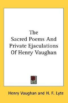 portada the sacred poems and private ejaculations of henry vaughan