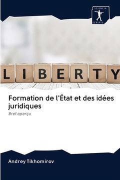 portada Formation de l'État et des idées juridiques (en Francés)