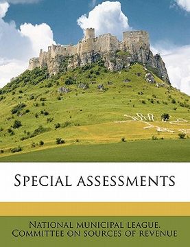 portada special assessments (en Inglés)