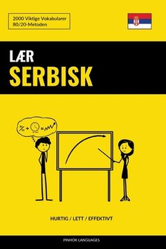 portada Lær Serbisk - Hurtig / Lett / Effektivt: 2000 Viktige Vokabularer (in Noruego)