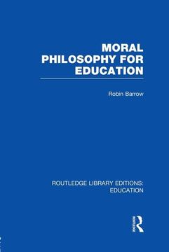 portada Moral Philosophy for Education (Rle Edu K) (in English)
