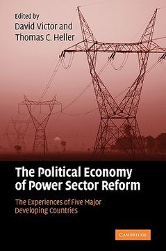 portada The Political Economy of Power Sector Reform Hardback: The Experiences of Five Major Developing Countries (in English)