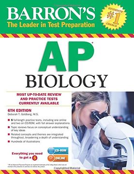 portada Barron's AP Biology with CD-ROM, 6th Edition (Barron's Ap Biology (Book & CD-Rom))