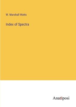 portada Index of Spectra (en Inglés)