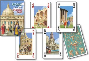 portada roma playing cards (en Inglés)