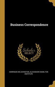 portada Business Correspondence (in English)