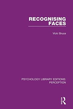 portada Recognising Faces (Psychology Library Editions: Perception) (en Inglés)